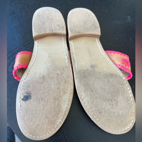 Pink and Tan Jack Rogers Sandals - Picture 3 of 4